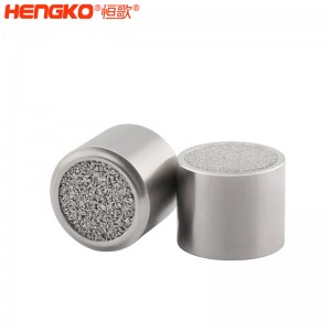 廠(chǎng)家定制0.2-90微米多孔金屬氣體傳感器防爆外殼，隔火焰耐腐蝕316L不銹鋼防爆片
