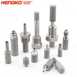 過濾精度不匹配工藝需求?0.1-120um 定制不銹鋼曝氣頭濾芯，精準適配！