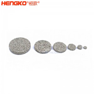 廠家直銷不銹鋼濾片耐腐蝕壽命長_316L不銹鋼粉末燒結濾芯支持來圖定制