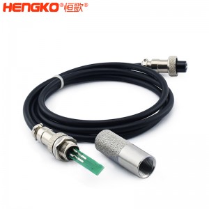 恒歌直銷不銹鋼RHT-H20-B平頭溫濕度傳感器探頭帶電線,用于農業大棚