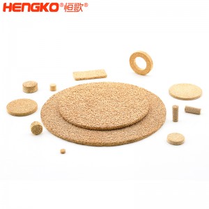出廠價(jià)供應(yīng)防潮粉末燒結(jié)銅圓柱濾芯用于污染水過(guò)濾