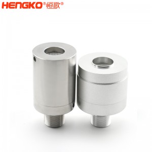 IP65級(jí)工業(yè)不銹鋼/鋁氣體探頭殼體氣室耐腐蝕透氣防塵氮氧傳感器防爆外殼