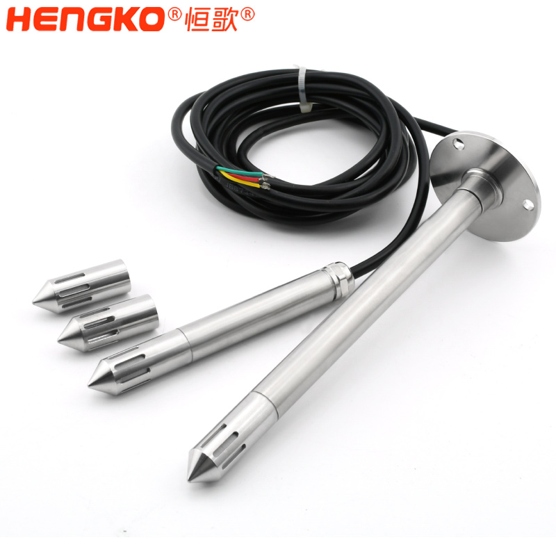RHTX系列長(zhǎng)桿法蘭盤濕度和溫度傳感器探頭I2C輸出信號(hào)用于土壤木屑農(nóng)業(yè)工業(yè)測(cè)量 0~100%RH Featured Image