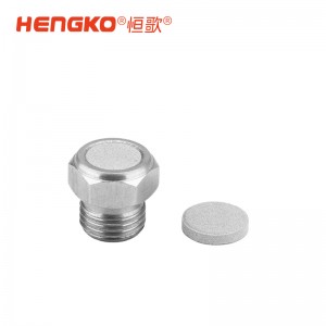 恒歌金屬氣動消音器用于電磁閥、氣缸、空壓機等設備消音降噪