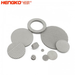 長壽命燒結不銹鋼濾片盤部件_適用于食品飲料工業(yè)純水處理系統(tǒng)