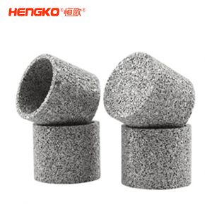 廠家定制金屬粉末燒結不銹鋼濾筒過濾器防塵透氣,用于化學工業大學實驗室