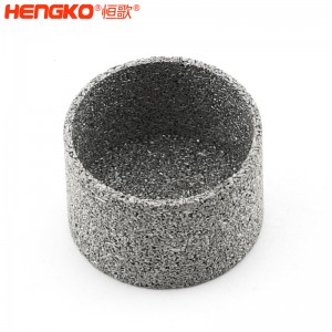 廠家直銷不銹鋼316L粉末微顆粒濾筒，耐高溫防塵不銹鋼金屬燒結(jié)濾筒濾芯